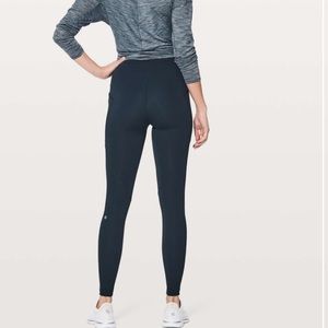 LULULEMON- lead the pack tight 28” nocturnal teal